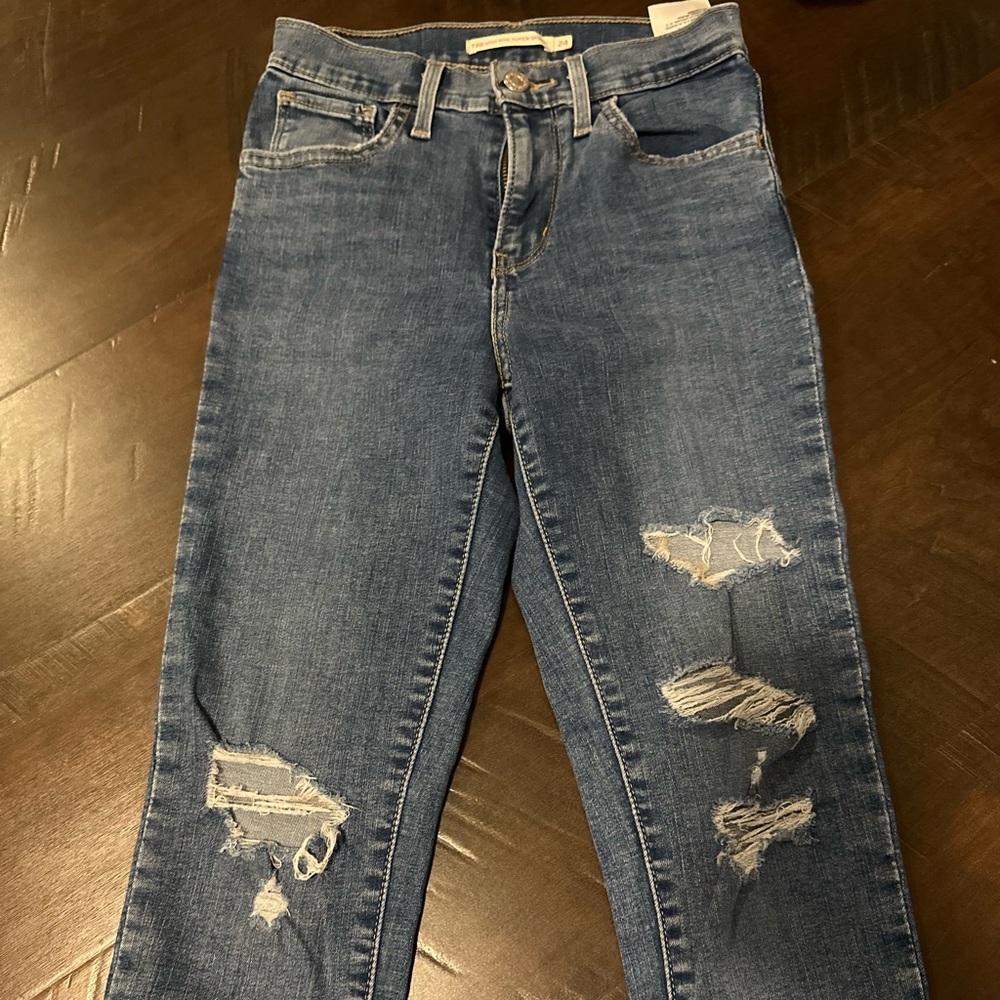 Levi’s High rise super skinny